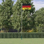vidaXL Vlag met vlaggenmast Duitsland 6,08 m aluminium, Verzenden, Nieuw