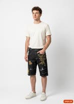 Fashion Korte broeken Heren maat 25 Zwart Vintage, Kleding | Heren, Broeken en Pantalons, Ophalen of Verzenden, Nieuw, Fashion