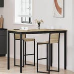 Staande Bartafel Bewerkt hout, Huis en Inrichting, Tafels | Eettafels, Verzenden, Nieuw