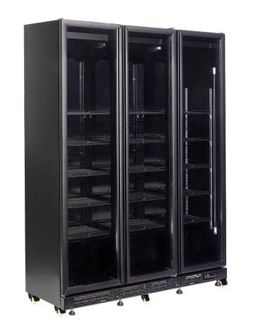 Combisteel Koelkast | 1200L | Zwart | +2°C/+10°C | Geforceer, Witgoed en Apparatuur, Koelkasten en IJskasten, Ophalen of Verzenden
