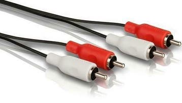 Tulp Audio Kabel 3 meter M-M - Zwart, Computers en Software, Ophalen of Verzenden, Nieuw