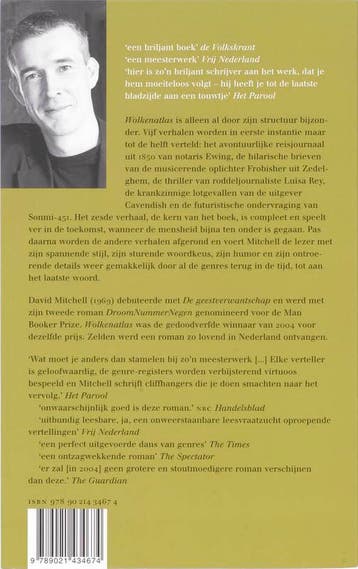 Wolkenatlas - David Mitchell 9789021434674, Verzenden, Gelezen, David Mitchell