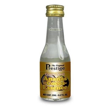 Prestige - Kokos / ananas, fruity shot essense - 20 ml, Ophalen of Verzenden, Nieuw, Overige typen