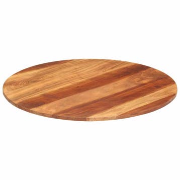 vidaXL Tafelblad rond 15-16 mm 70 cm massief acaciahout, Verzenden, Nieuw