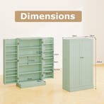 LIVSK Voorraadkast Keukenkast - Verstelbare Planken - 2-deur, Verzenden, Nieuw