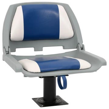 vidaXL 2-delige Bootstoelenset inklapbaar 48x51x41 cm blauw, Watersport en Boten, Verzenden, Nieuw