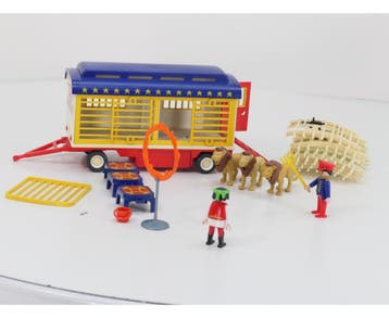 Playmobil 3727 Circus Romani met leeuwen en circuswagen c..., Ophalen of Verzenden, Gebruikt
