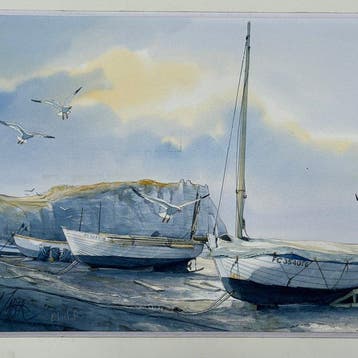 Christian Zaber (1950) - Bord de Mer - Marine - Vue, Antiek en Kunst