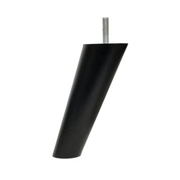Zwart schuin beuken kastpootje bankpootje 130x50mm, Ophalen of Verzenden, Nieuw