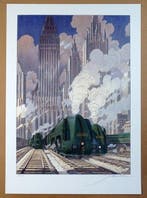 Schuiten, François - 1 Offset Print - Type 12 - New York -, Nieuw