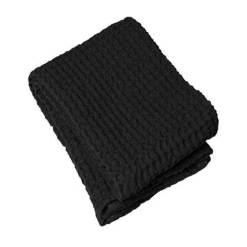Blomus Handdoek Caro Zwart 50 X 100 CM, Ophalen of Verzenden, Nieuw