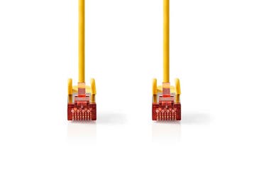 Nedis Netwerkkabel S/FTP CAT6 kabel - 1 meter (Geel), Ophalen of Verzenden, Nieuw