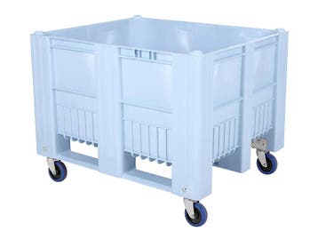 Verrijdbare CB3 palletbox - 1200 x 1000 mm - 4 zwenkwielen -, Ophalen of Verzenden, Nieuw