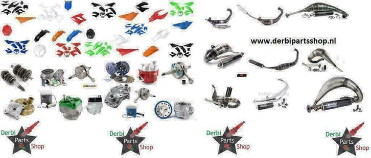 Derbi Senda/DRD/Xtreme /Gilera en Aprilia SX 50cc onderdelen, Fietsen en Brommers, Brommeronderdelen | Algemeen, Uitlaat, Nieuw