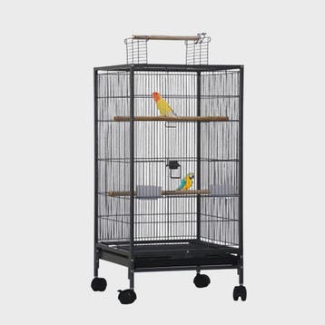 Grote Vogelkooi met Standaard - Wrought Iron Vliegkooi voor, Verzenden, Nieuw