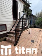 Stalen trap voor buiten, Verzenden, Nieuw, Trap, 2 tot 4 meter