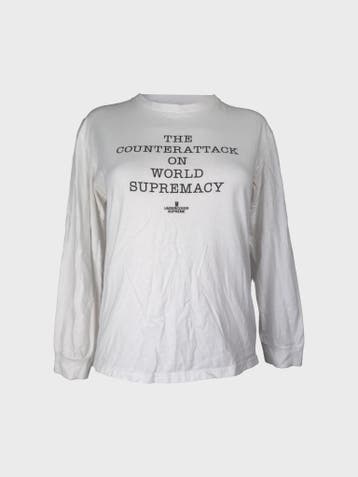 Supreme Longsleeve Dames maat L Wit, Supreme, Wit, Maat 42/44 (L), Ophalen of Verzenden