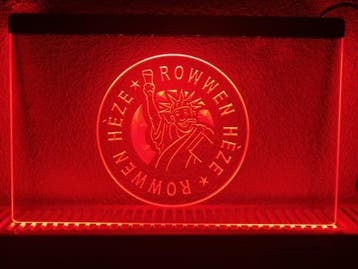 Rowwen Heze neon bord lamp LED cafe verlichting reclame lich, Verzamelen, Verzenden, Nieuw