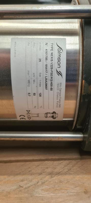 Nexis-v verticale boosterpomp v229-fse/ks/400-50 nd25 2.2kw,, Ophalen of Verzenden, Gebruikt