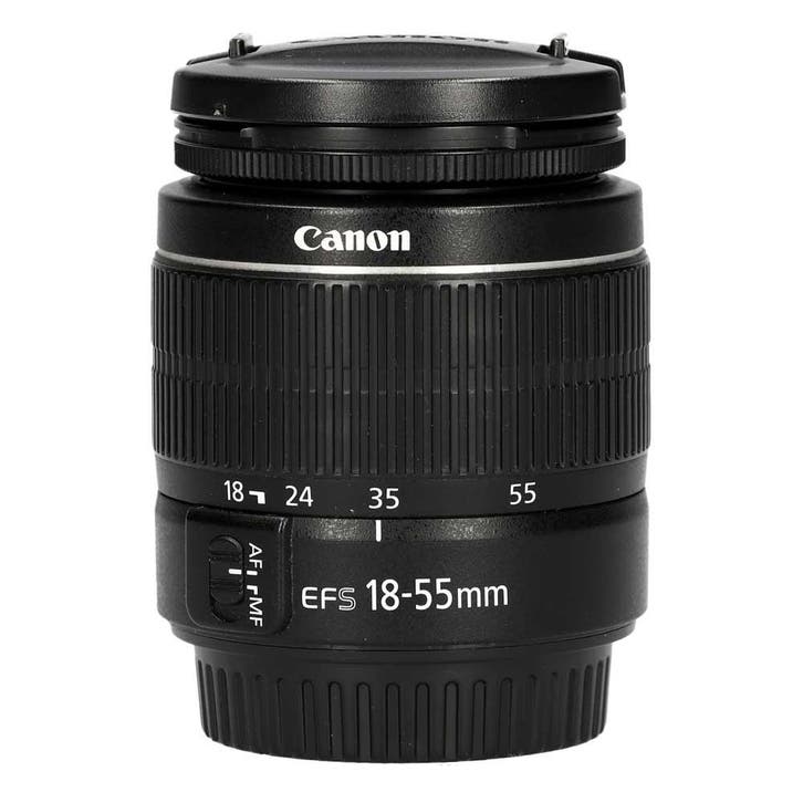 Canon EF-S 18-55mm f/3.5-5.6 III met garantie, Audio, Tv en Foto, Fotografie | Lenzen en Objectieven, Gebruikt, Ophalen of Verzenden