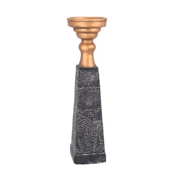 Kandelaar Laya goud-zwart 45 cm pol van €14,99 voor €7,49, Ophalen of Verzenden, Nieuw