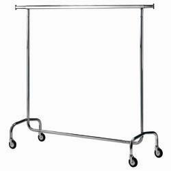 Garderobe rekken Verrijdbaar | Verchroomd HorecaTraders, Verzenden, Nieuw in verpakking