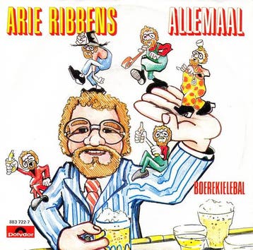 vinyl single 7 inch - Arie Ribbens - Allemaal, Cd's en Dvd's, Vinyl Singles, Verzenden, Zo goed als nieuw, 7 inch, Pop