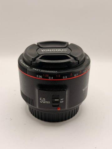 Yongnuo YN50mm F1.8 II AF Lens (Canon EF Mount) Cameralens, Nieuw