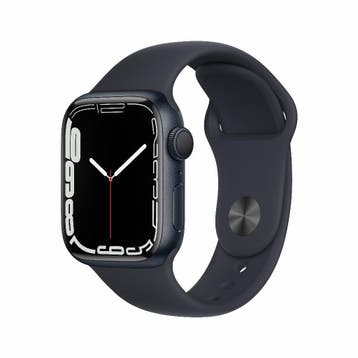 Refurbished Apple Watch Series 7 41 mm, Sieraden, Tassen en Uiterlijk, Verzenden, Zwart, IOS, Nieuw