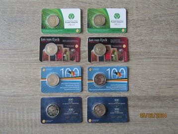 België. 2 Euro 2020/2021 (8 coincards) (Zonder minimumprijs)
