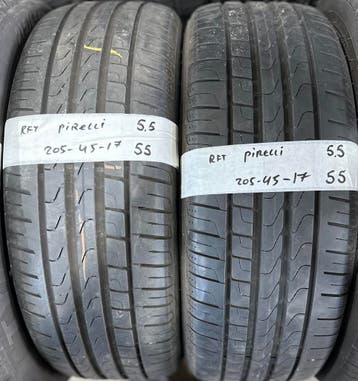 2x 205-45-17 Pirelli RFT Zomer 2x5.5mm €55 PerBand 205 45 17, Ophalen, Gebruikt, 17 inch, 205 mm
