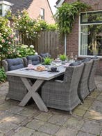Norwich-Delano Tuinset 6 Personen - Acacia / Kobo Grey Showr, Tuin en Terras, Verzenden, Nieuw