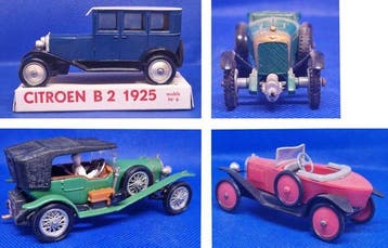 Minialuxe, Matchbox, Corgi Toys, Norev - Modelauto (4) -, Nieuw