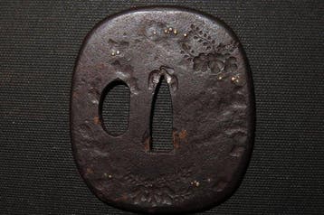 Katana - gesmeed ijzer - C5-807 Kiri Tsuba - Japan - Edo