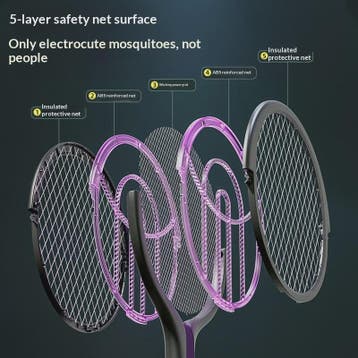 Elektrische Vliegenmepper met UV-lamp & Draaibare Kop - Opla, Dieren en Toebehoren