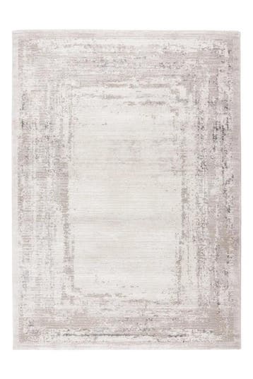 Vintage Vloerkleed | Lyon | Kader | Zilver | 80x150 cm, Verzenden, Nieuw
