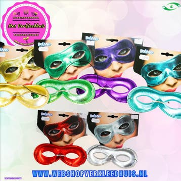 Oogmasker diverse kleuren - Rood, Verzenden, Nieuw