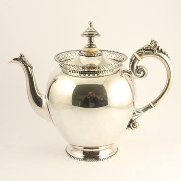 Antieke (1891) theepot - HANDWERK - Van Kempen - Theepot -