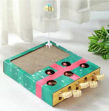 3-in-1 Katten Speelgoed –Krabkussen, Whack-a-Mole en Rustple, Verzenden, Nieuw