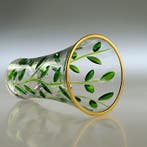 Secoloventesimo - Vaas - Vaas met Groene Bladeren - 24 kt, Antiek en Kunst