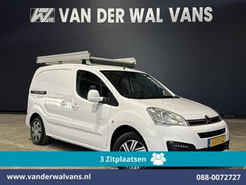 Citroën Berlingo | 1.6 BlueHDI L1H1 Euro6 Airco | 3-Zits |, Gebruikt, Euro 6, Citroën, Wit