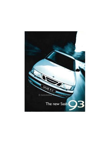 1998 SAAB 9-3 BROCHURE ENGELS, Boeken, Nieuw, Author