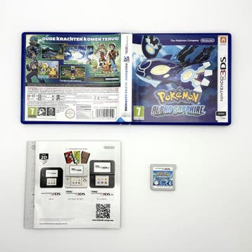 Pokémon Alpha Sapphire - Nintendo 3DS - PAL HOL - CIB, Ophalen of Verzenden, Zo goed als nieuw
