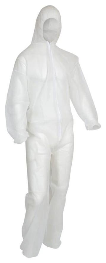 Overall Wegwerp Polypropyleen 2.66.122.06 WIT XL, Verzenden, Nieuw