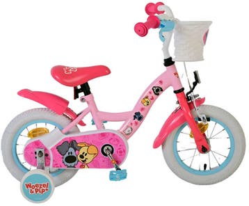 Woezel & Pip Kinderfiets - Meisjes - 12 inch - Roze, Verzenden, Nieuw, 14 inch of minder