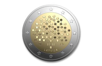 2 euro Financiele geletterdheid 2022 - Letland, Verzenden