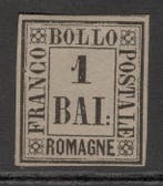 Italiaanse oude staten - Romagna 1859 - 1 Baj Grigio met, Gestempeld