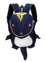 Rugtas Dino Donkerblauw Kleine Rugzak Dinosaurus Monster Tas, Ophalen of Verzenden, Nieuw