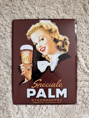 Palm – Spéciale Palm Steenhuffel – metalen reclamebord – ca.