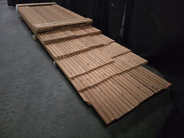 Thermo vuren triple rhombus 2150t/m3450x140-130x20mm, Ophalen of Verzenden, Nieuw
